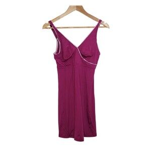 Rhonda Shear Women's Size Medium Slip Nightgown Babydoll Lounge flawed